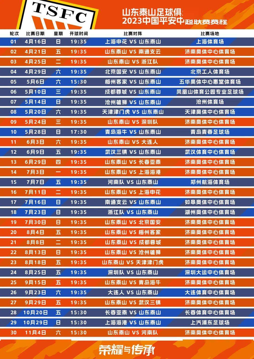 sedog明晚开赛！2023中超联赛山东泰山vs深圳队！附线上直播入口→